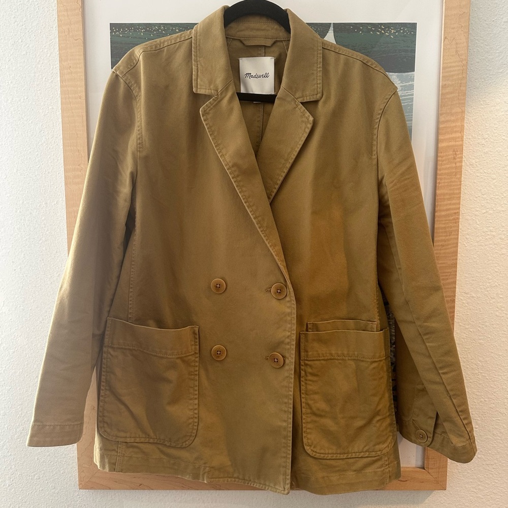 Madewell tan blazer